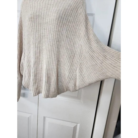 Eloquii Tan Ribbed Sweaterb - Picture 2 of 5